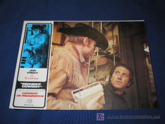 Cine: CARTEL DE CINE - COWBOY DE MEDIANOCHE - MEDIDAS 22X30 CMS.