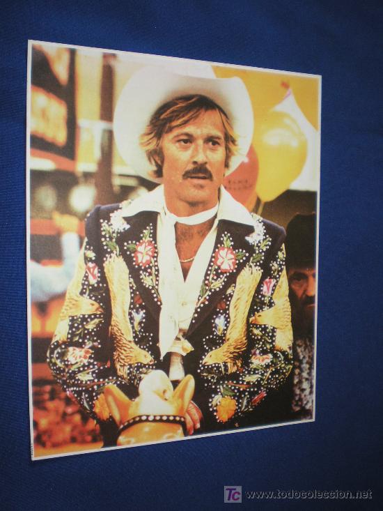 Cine: CARTEL ACTORES - ROBERT REDFORD - MEDIDAS 20 X 25 CMS.
