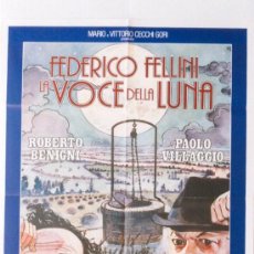 Cine: JO34 LA VOCE DELLA LUNA FEDERICO FELLINI POSTER ORIGINAL ITALIANO 100X140
