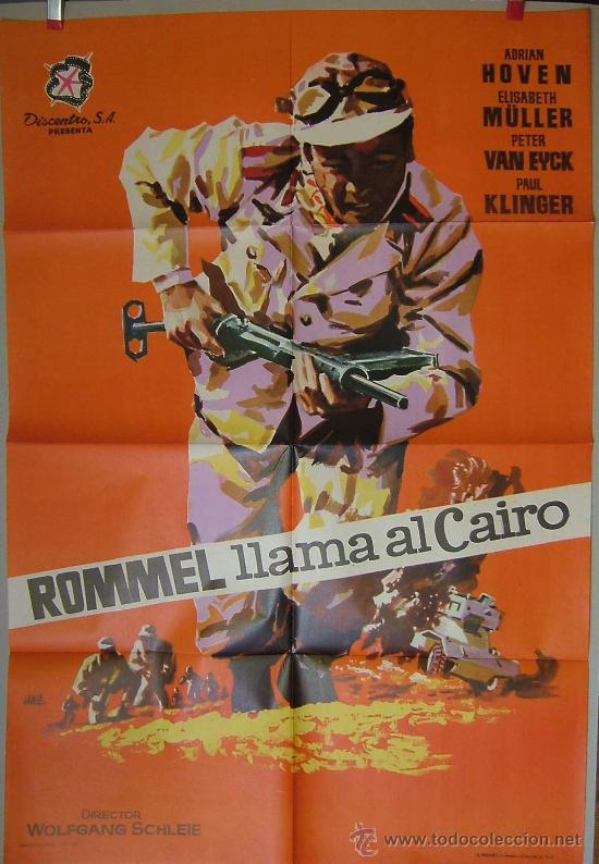 Cine: ROMMEL LLAMA AL CAIRO 1960