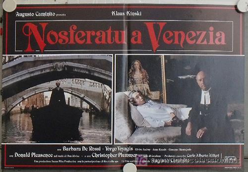 Cine: YE95D NOSFERATU EN VENECIA KLAUS KINSKI SET de 6 POSTER ORIGINAL ITALIANO 47X68 - Foto 6 - 15609486