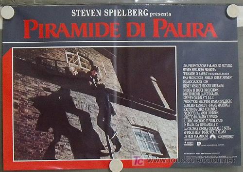 Cine: YF00D SHERLOCK HOLMES EL SECRETO DE LA PIRAMIDE SET DE 8 POSTERS ORIGINAL ITALIANO 47X68 - Foto 6 - 15714540