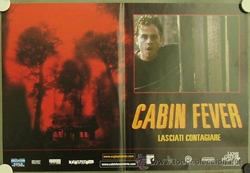 HU97 CABIN FEVER CONTAGIATE ELI ROTH TERROR SET 4 POSTERS ORIGINAL ITALIANO 47X68 (Cine - Posters y Carteles - Terror)