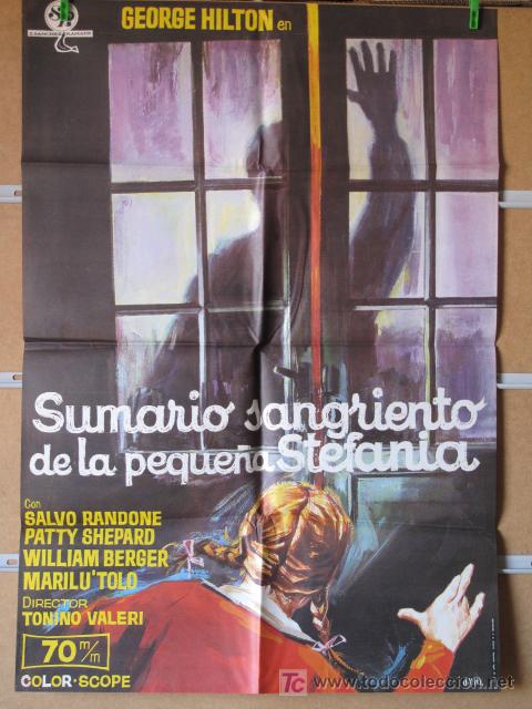 Cine: SUMARIO SANGRIENTO DE LA PEQUE&Ntilde;A STEFANIA - Foto 1
