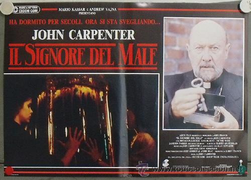 Cine: TO01 EL PRINCIPE DE LAS TINIEBLAS JOHN CARPENTER SET 6 POSTERS ORIGINALES ITALIANOS 47X68 - Foto 5 - 15808564