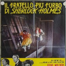 Cine: KF71 EL HERMANO MAS LISTO DE SHERLOCK HOLMES GENE WILDER POSTER ORIGINAL 68X94 ITALIANO. Lote 15868103