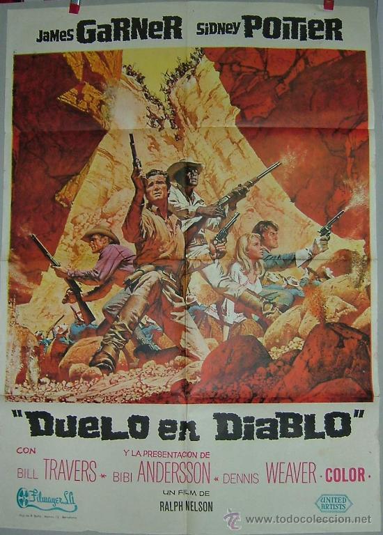 Cin&eacute;ma: DUELO EN DIABLO poster 70 x 100