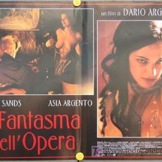 Cine: YF07D EL FANTASMA DE LA OPERA DARIO ARGENTO ASIA ARGENTO SET 6 POSTERS ORIGINALES ITALIANOS 47X68