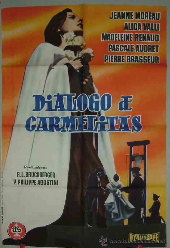 Cine: DIALOGO DE CARMELITAS poster 3 HOJAS