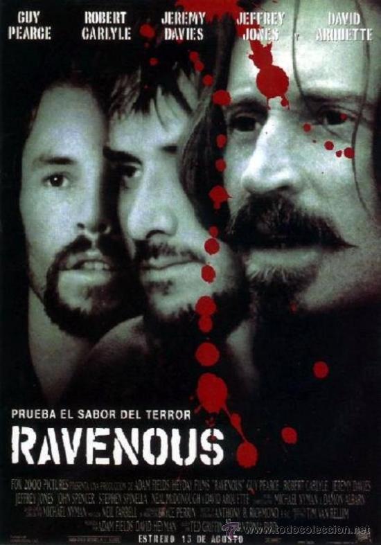 Cine: Ravenous, con Guy Pearce. - Foto 1
