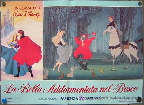 Qa84 La Bella Durmiente Walt Disney Set De 6 Po Buy Children Film Posters At Todocoleccion