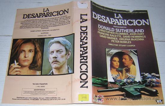 Cine: CARATULA ORIGINAL DE &rdquo;LA DESAPARICION&rdquo; - Foto 1