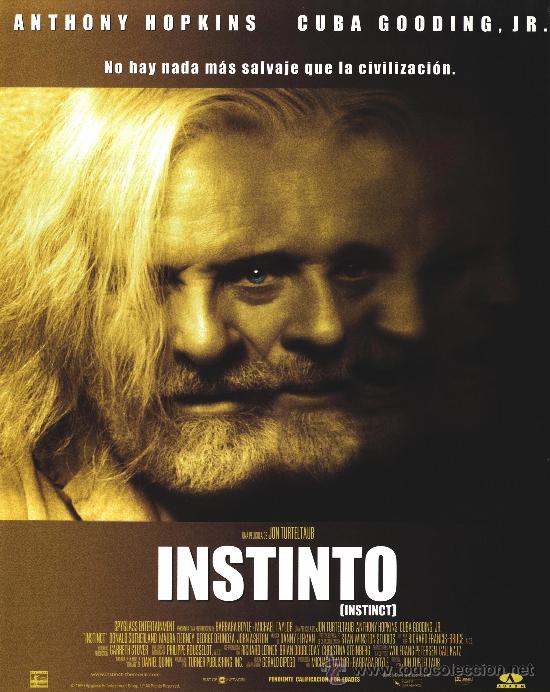 Cine: Instinto, con Anthony Hopkins. - Foto 3