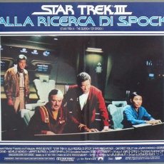 Cine: TO84D STAR TREK 3 EN BUSCA DE SPOCK SHATNER NIMOY SET DE 8 POSTERS ORIGINAL ITALIANO 47X68. Lote 16658681