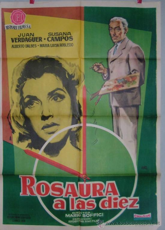 Cine: ROSAURA A LAS 10