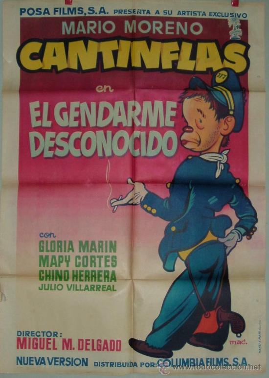 Cinema: EL GENDARME DESCONOCIDO -- CANTINFLAS de MAC