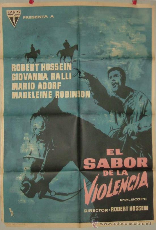 Cinema: EL SABOR DE LA VIOLENCIA