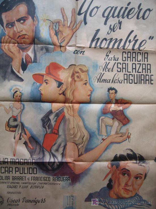 Cine: YO QUIERO SER HOMBRE - 90CMX70CM