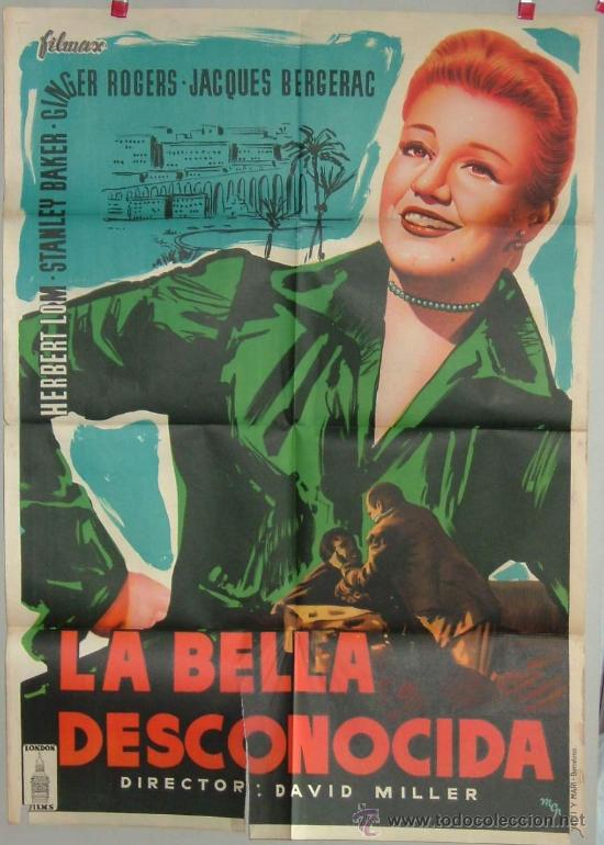 Cine: LA BELLA DESCONOCIDA --- ginger rogers - Foto 1