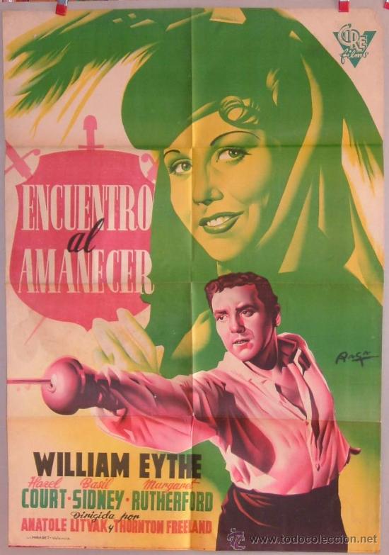 Kino: ENCUENTRO AL AMANECER  LITOGRAFIA de RAGA