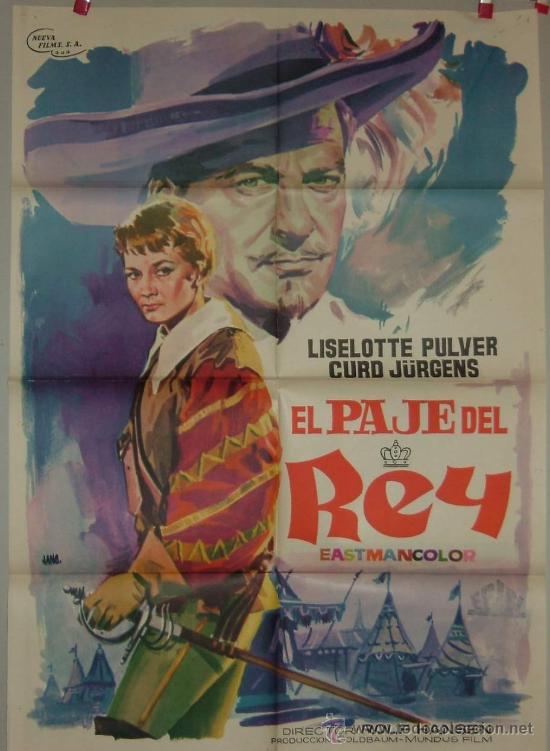 Cine: EL PAJE DEL REY  LISSELOTTE PULVER -- CURD JURGUENS