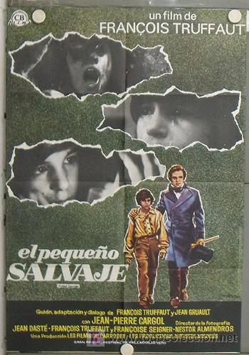 Ll80 El Pequeño Salvaje Truffaut Mac Poster Original 70x100 Estreno - 