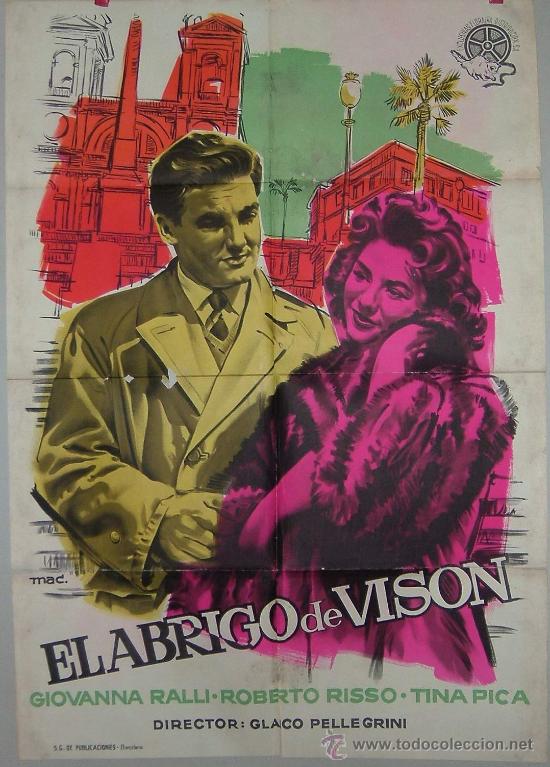 Kino: EL ABRIGO DE VISON de MAC GIOVANA RALLI ROBERTO RISSO TINA PICA