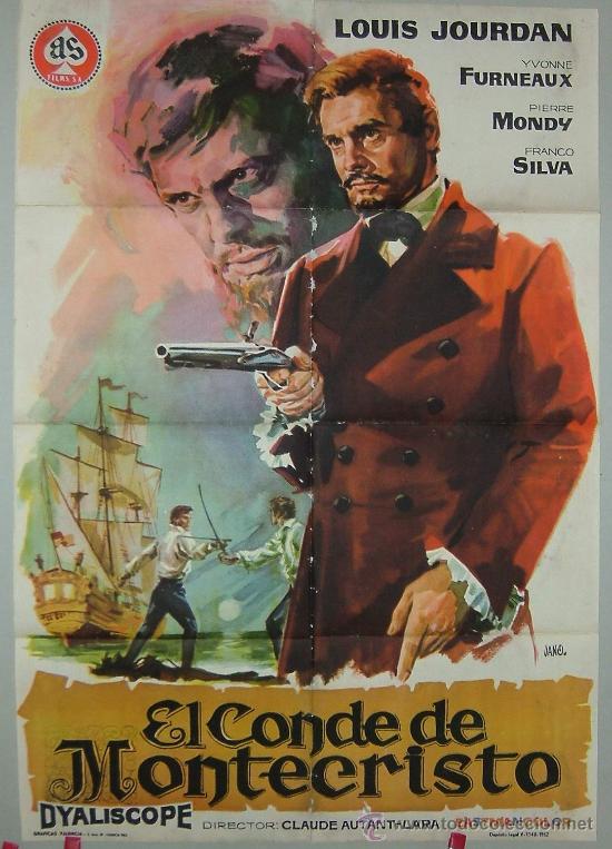 Cinema: EL CONDE DE MONTECRISTO   LOUIS JOURDAN