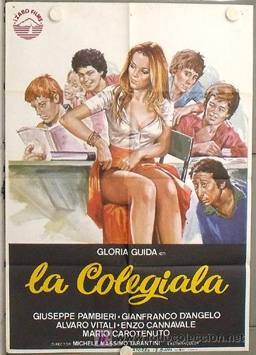 Kino: LS47 LA COLEGIALA GLORIA GUIDA POSTER ORIGiNAL 70X100 ESTRENO