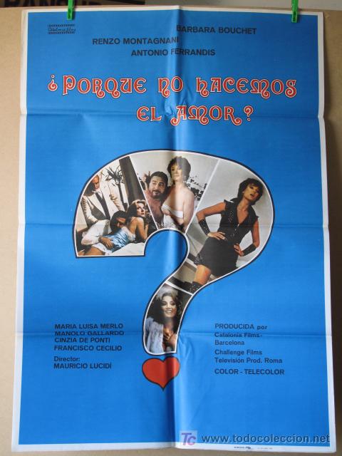 Cin&eacute;ma: POR QUE NO HACEMOS EL AMOR