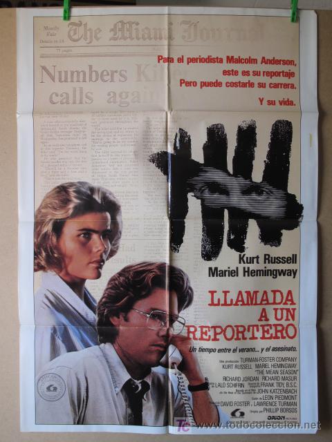Cin&eacute;ma: LLAMADA A UN REPORTERO