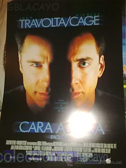 Cinema: AFICHE O CARTEL CARA A CARA MINI POSTER CARTULINA 20 X 30 CMTS.CON SINOPSIS Y FICHAS TRASERAS