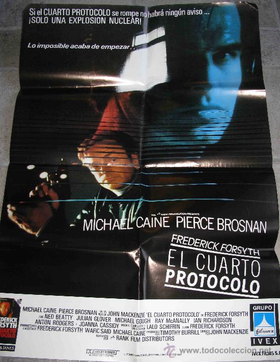 Cine: CARTEL POSTER EL CUARTO PROTOCOLO DE JOHN MACKENCIE - Foto 1