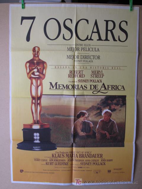 Cinema: MEMORIAS DE AFRICA