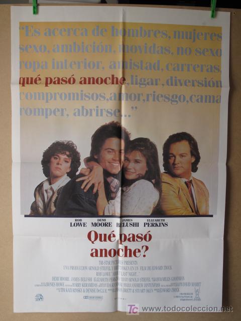 Cinema: QUE PASO ANOCHE