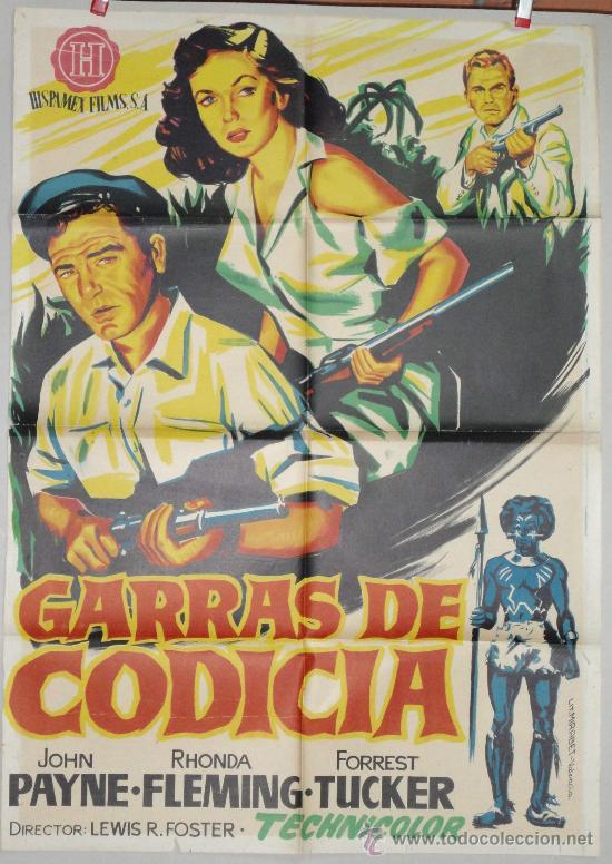 Cine: GARRAS DE CODICIA RONDA FLEMING JHON PAYNE - Foto 1