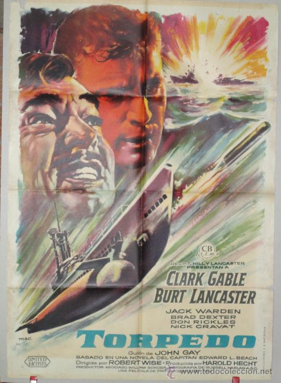 Cine: TORPEDO   GABLE   LANCASTER