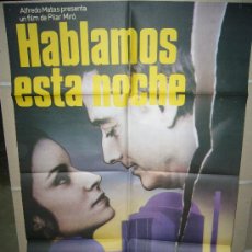 Cine: HABLAMOS ESTA NOCHE AMPARO MUÑOZ POSTER ORIGINAL 70X100 Q