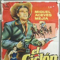 Cine: MI36 EL CICLON MIGUEL ACEVES MEJIA MARTI RIPOLL POSTER ORIGINAL 70X100 ESTRENO LITOGRAFIA. Lote 19417128