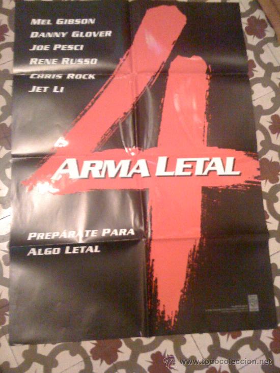Cine: Arma Letal 4, con Mel Gibson. Teaser p&oacute;ster. - Foto 1