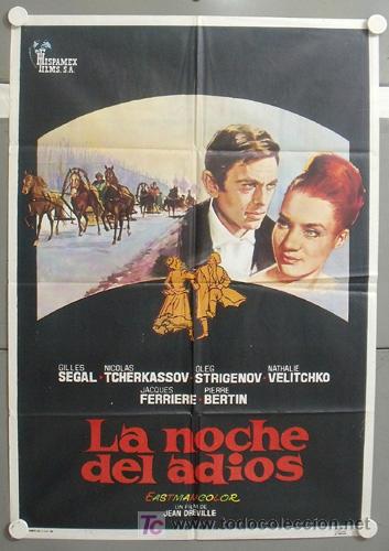 Cine: MT91 LA NOCHE DEL ADIOS NIKOLAI CHERKASOV POSTER ORIGINAL 70X100 ESTRENO