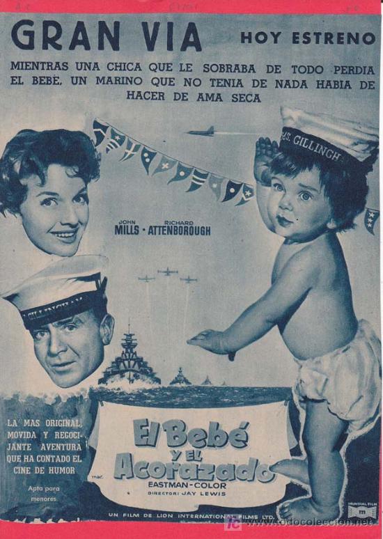 Cin&eacute;ma: EL BEBE Y EL ACORAZADO. Publicidad original de Prensa