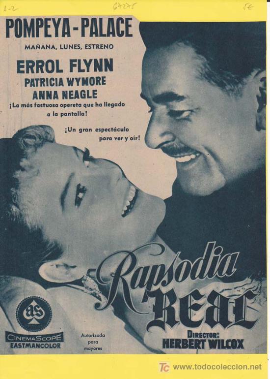 Cinema: RAPSODIA REAL. Publicidad original de Prensa