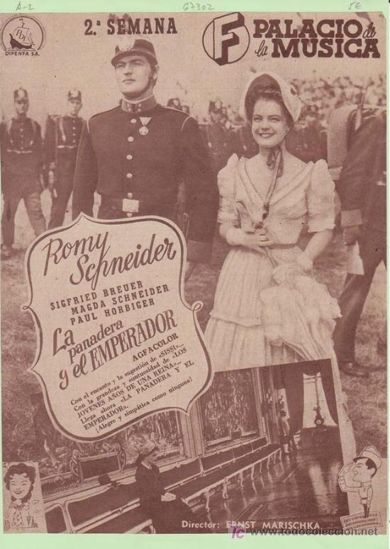Kino: LA PANADERA Y EL EMPERADOR. Publicidad original de Prensa