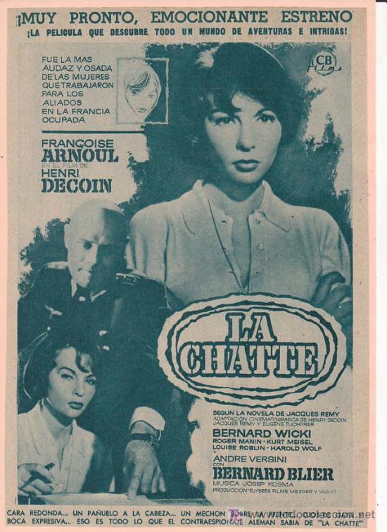 Cin&eacute;ma: LA CHATTE: Director: Jacques Nolot - Actores: Bernard Wicki, Roger Manin, Kurt Miesel, Louise Roblin