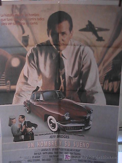 Cinema: UN HOMBRE Y SU SUE&Ntilde;O,JEFF BRIDGES CARTEL DE CINE ORIGINAL 70x100 APROX (2)