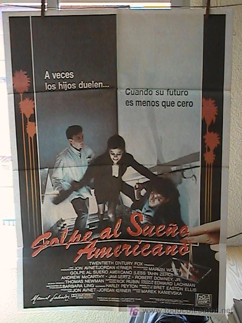 Cinema: GOLPE AL SUE&Ntilde;O AMERICANO, CARTEL DE CINE ORIGINAL 70x100 APROX (12)