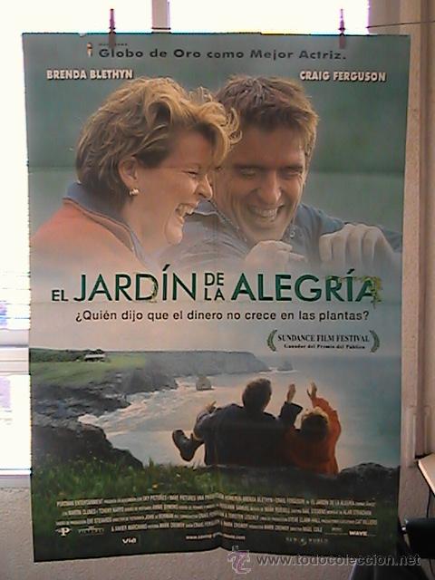 Kino: EL JARDIN DE LA ALEGRIA, CARTEL DE CINE ORIGINAL 70x100 APROX (29)