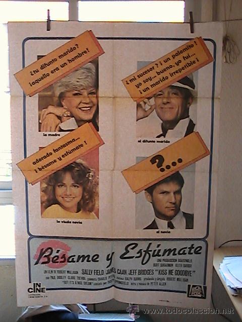 Cinema: BESAME Y ESFUMATE, CARTEL DE CINE ORIGINAL 70x100 APROX (36)