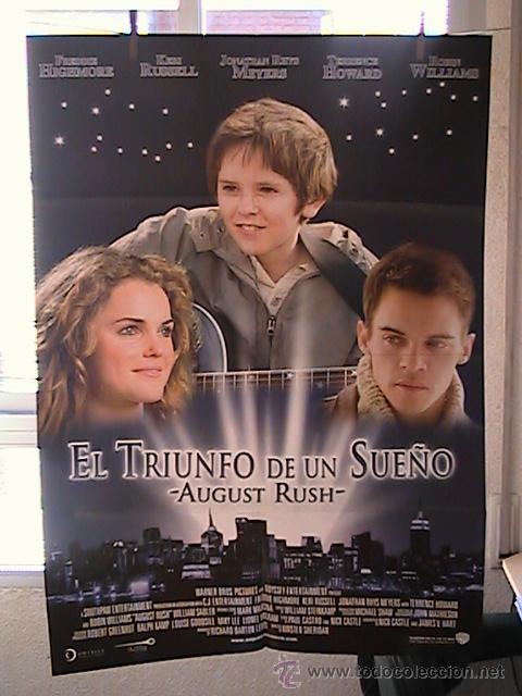 Cinema: EL TRIUNFO DE UN SUE&Ntilde;O, CARTEL DE CINE ORIGINAL 70x100 APROX (40)